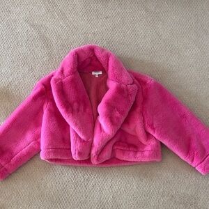 Koch Celeste Pink Fur Jacket